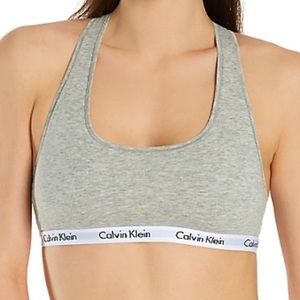 NWT Calvin Klein Gray Loungewear Bralette